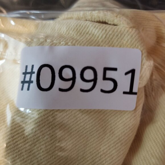 Lucky Brand Womens Small The Tomboy Trucker Yellow Long Sleeve Button Up *Read* - Picture 12 of 12